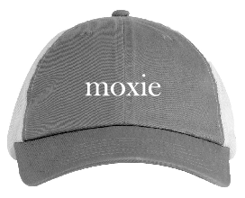 Moxie Embroidered Washed Trucker Cap
