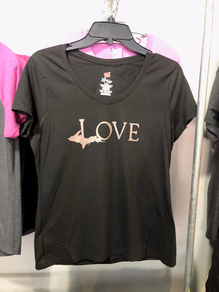 Love Women's V-Neck T-Shirt