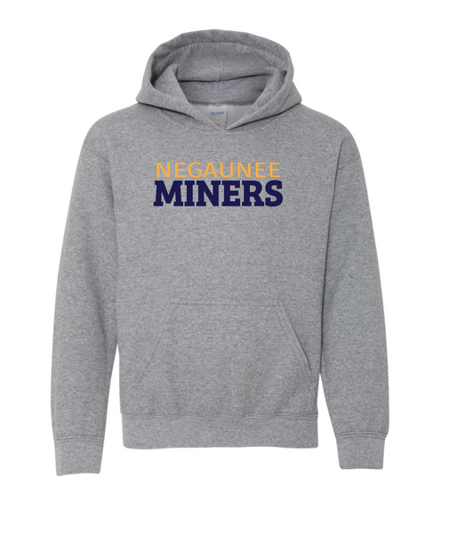 Negaunee Miners Youth Hooded Sweatshirt