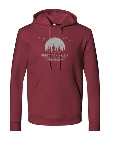 Upper Peninsula Moon Cozy Pullover Hoodie