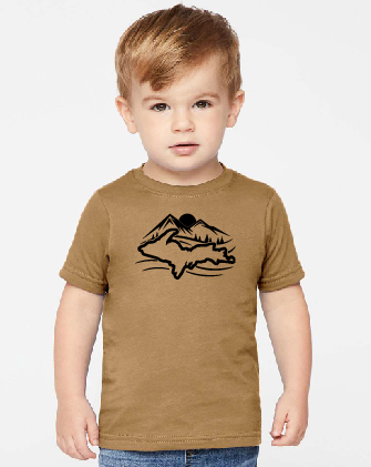UP with Mountains Toddler Tee