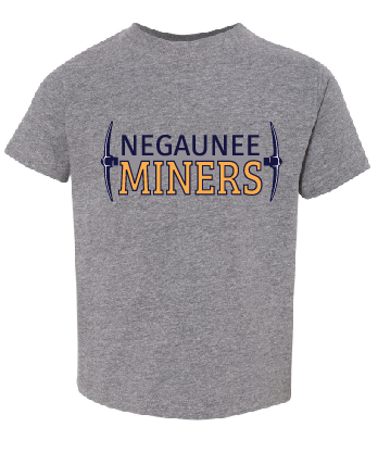 Negaunee Miners Pick Axes Toddler Tee
