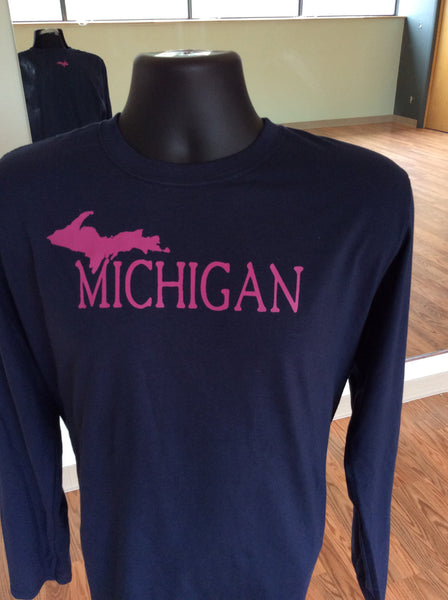 Upper Michigan Softstyle Long Sleeve T
